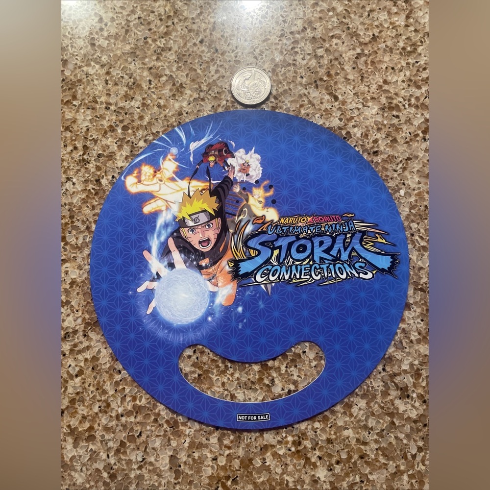 Naruto Boruto Storm Connections Fan 2023 SDCC PROMO SWAG 7.25”